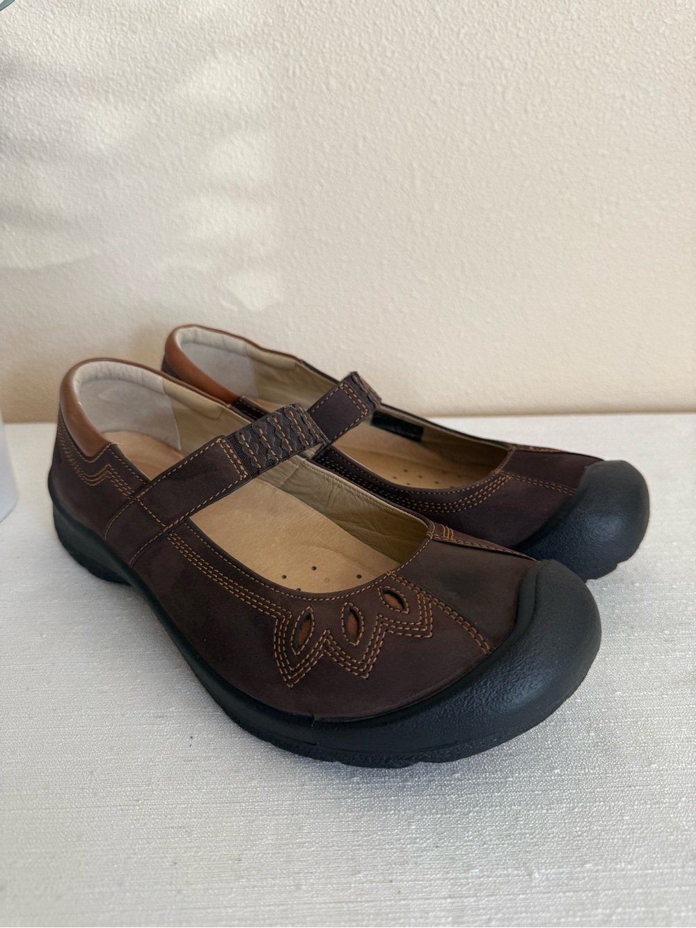 KEEN Women's Brown Comfort Mary Jane Shoes